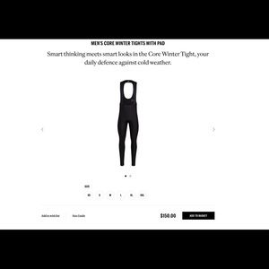 EUC Rapha Men’s Core Winter Tights